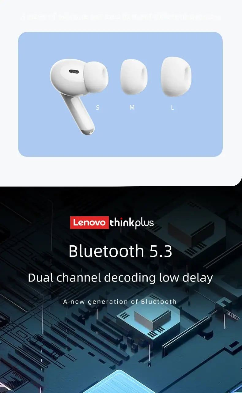 Lenovo XT88 Wireless Bluetooth Earbuds Hifi Music Earphone With Microphone Headphone Sport Waterproof Headset 2022 New