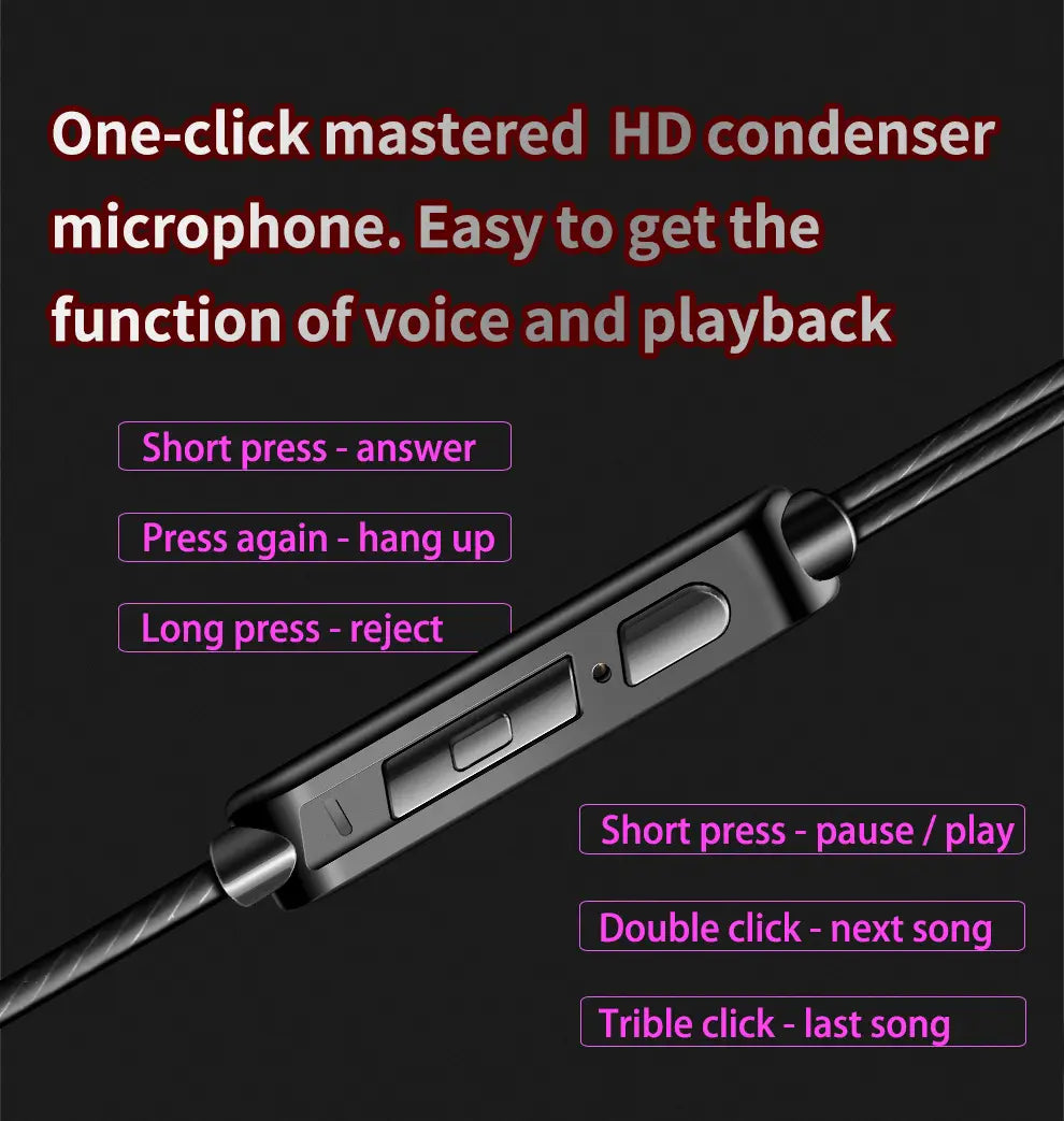 Original QKZ AK6 Stereo HiFi Earphone Extra Bass Headphones with Mic Copper Driver InEar Wired Sports Music Earbuds Stage Return