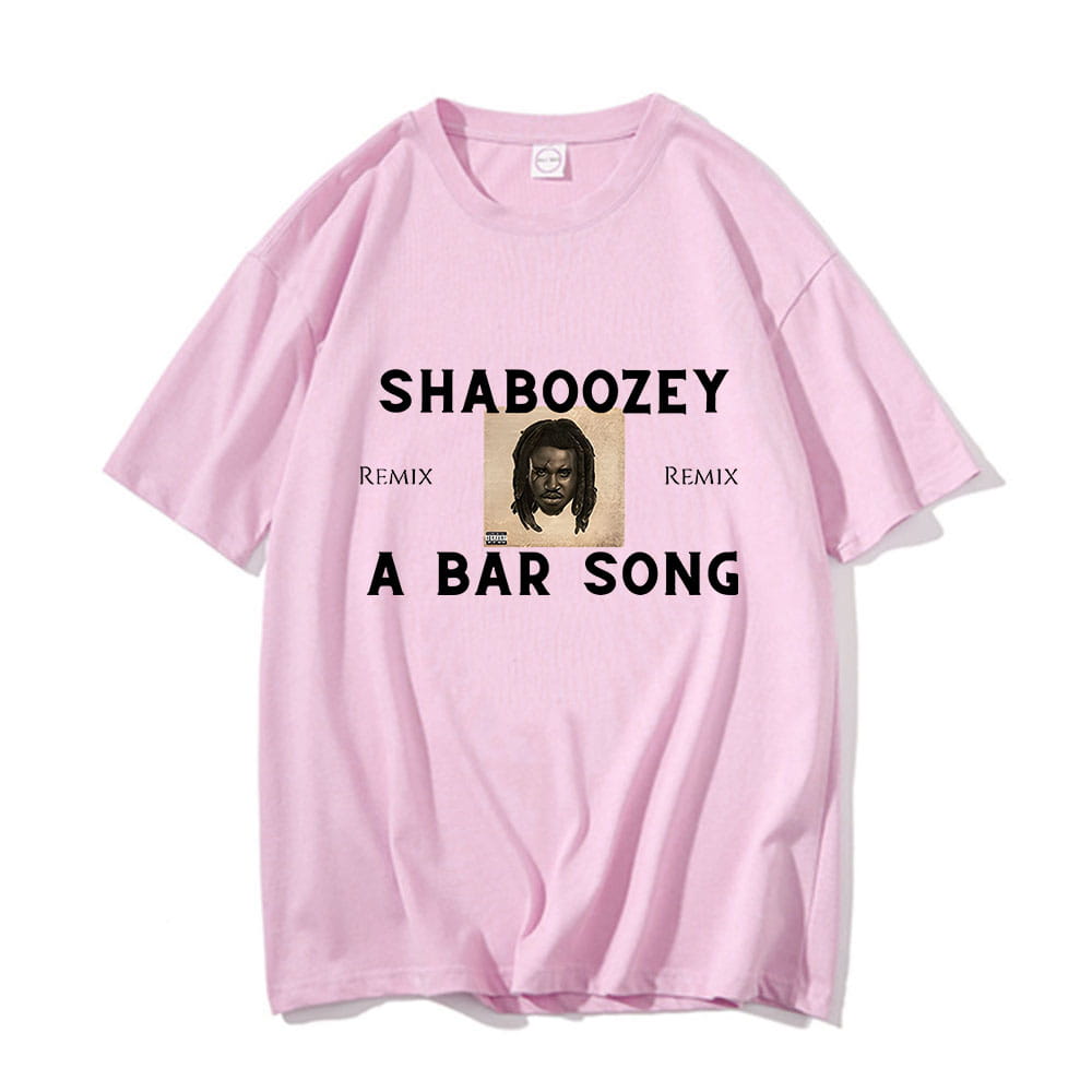 Hip Hop Remix A Bar Song T-shirt Shaboozey Graphic Printing Grunge Tee-shirt Short Sleeve Cotton Tshirt Sudaderas Punk Clothes