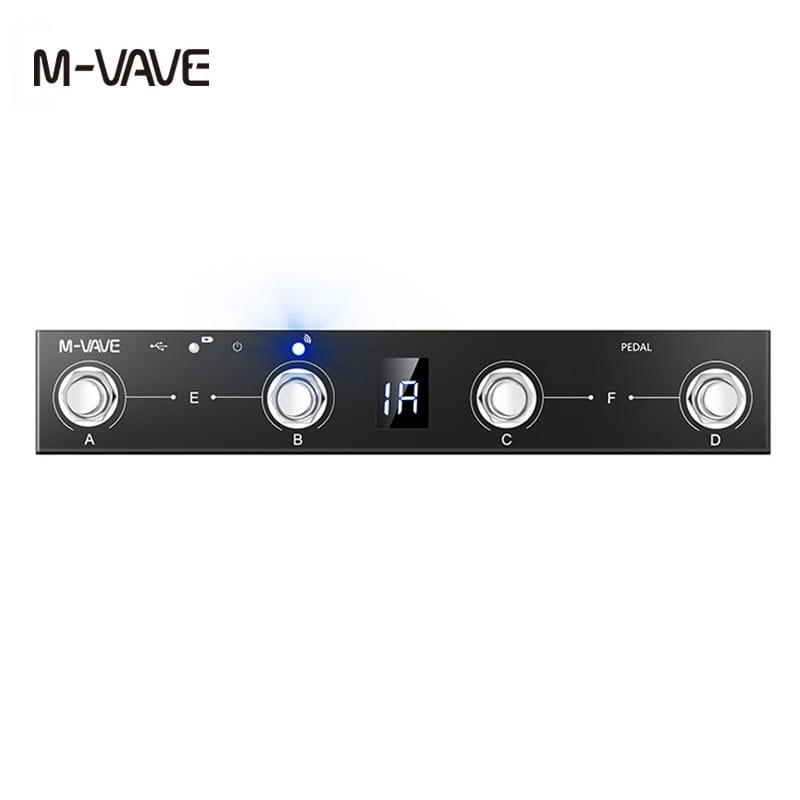 M-VAVE Chocolate Programmable Wireless MIDI System APP Control Guitar Pedal For BIAS FX 2/Expression Pedal/Zoom MS-50G/G1xon