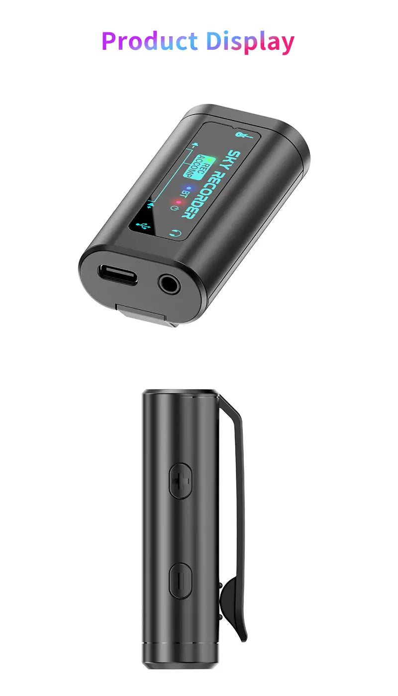Portable HD Audio Interface - USB-C Multi-System Compatible for Guitar Recording & Streaming