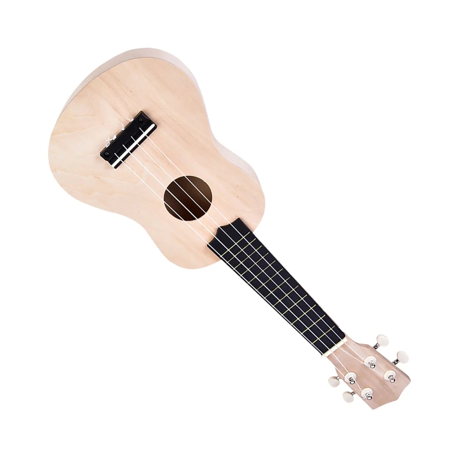 21inch Basswood 4 String Ukelele DIY Kit Instrument Accessory Basswood Ukelele Ukelele DIY Kit DIY Ukelele Instrument Accessory
