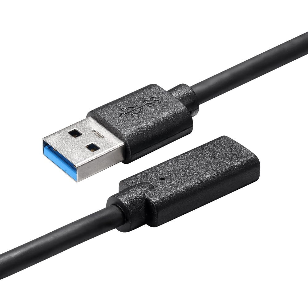 USB 3.0 Male to Type-C Female Extension Cable Compatible with USB C Interface Data Cables Hubs Card Readers and OTG