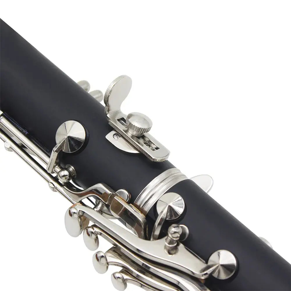 Professional 17 Keys Bb Clarinet Woodwind Instrument Accessories Reed Box Strap Stand Cleaning Brushes Trimmer Reed Clamp Wipe