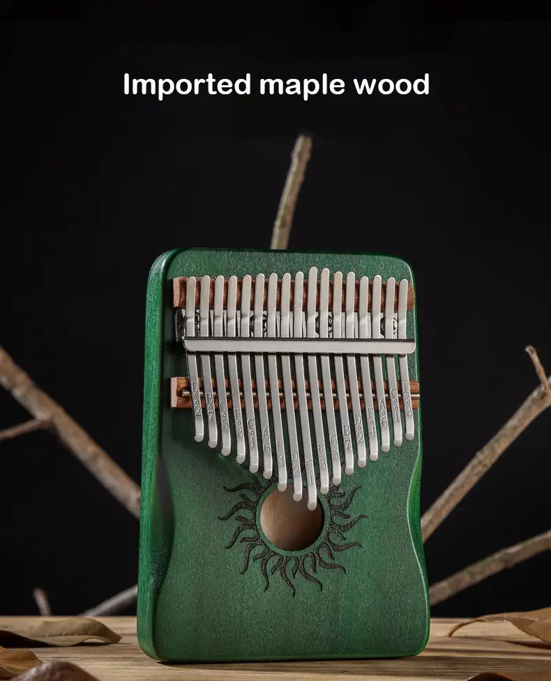 Hluru Kalimba 17 21 Key Kalimba Finger Piano Solid Maple Wood Kalimba Thumb Piano Keyboard Musical Instrument Mbira for Beginner