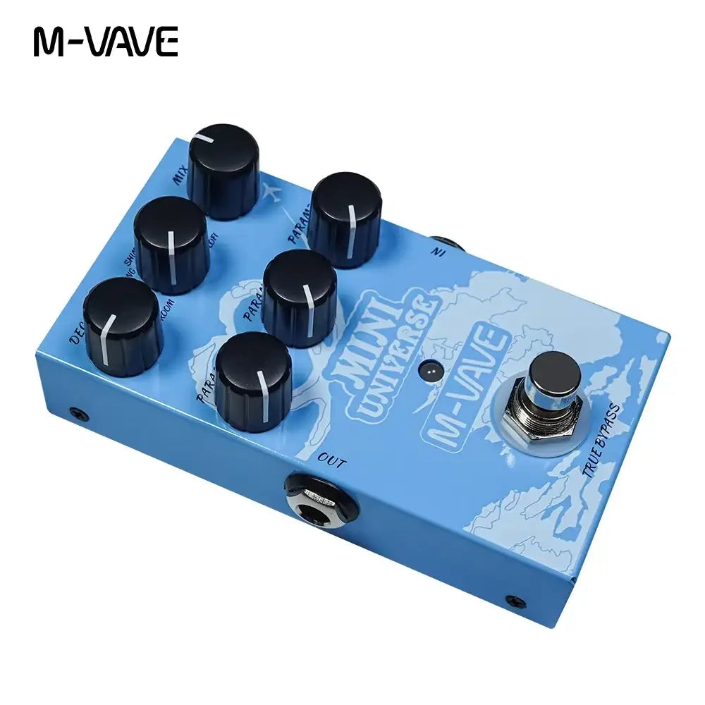 M-VAVE Mini Universe Electric Guitar Digital Reverb Effect PedalTrue Wiring DesignElectric Guitar Parts and Accessories