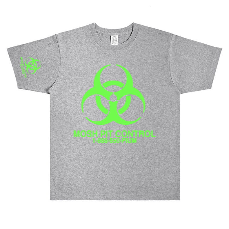 Homixide Gang Mosh Pit Control T-shirt Playboi Carti Opium Merch Tshirt HXG T-shirts Men Women Hip Hop Oversized Cotton T Shirts