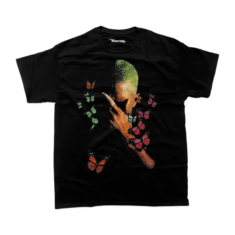 Rapper Frank Retro Graphic T Shirt Men Women Hip Hop Ocean Album Clothing T-Shirts Y2k Unisex Blond Fashion Cotton T-shirt
