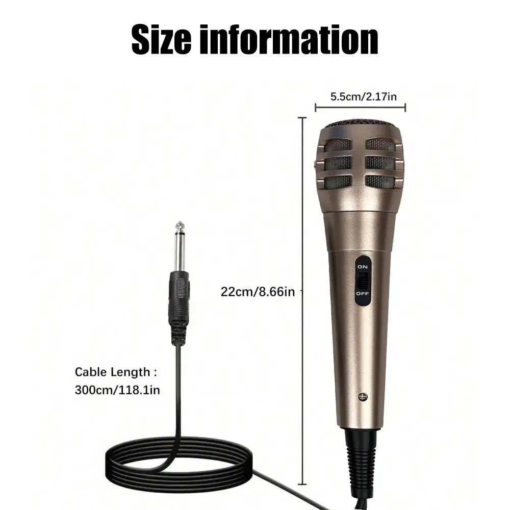 KDES B58 Wired Dynamic Microphone Trolley Multi purpose Wired Microphone Karaoke For Conference Karaoke KTV Singing Performance