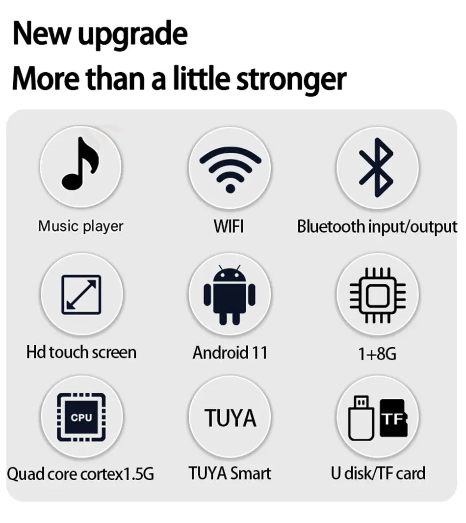 Smart Audio System TUYA Home Sound in Wall Amplifier Android 11 system WiFi Bluetooths Amp with Stereo Ceiling Speaker Kit Hotel