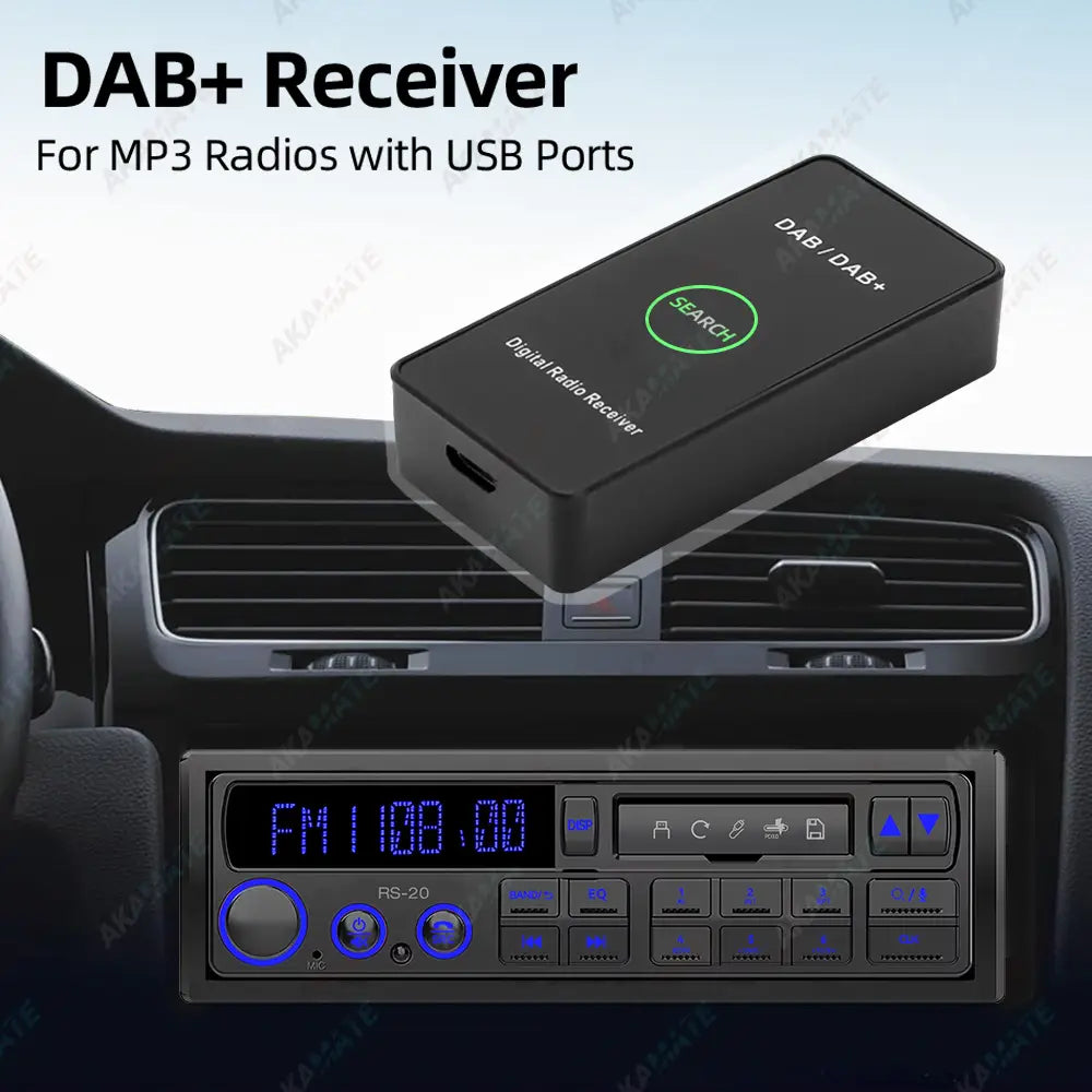 1 Din MP3 Retro Style Car Radio Bluetooth AUX FM AM RDS EQ QC3.0 Voice Control 12V Multimedia Stereo Head Unit USB TF Player