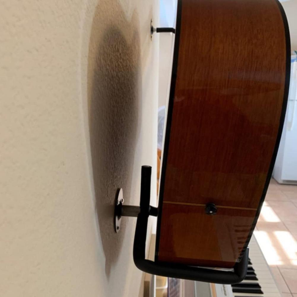 Horizontal Metal Guitar Wall Mount Hanger Stand For Acoustic Guitar Bass Violins Mandolins Slat Display Support Tools New