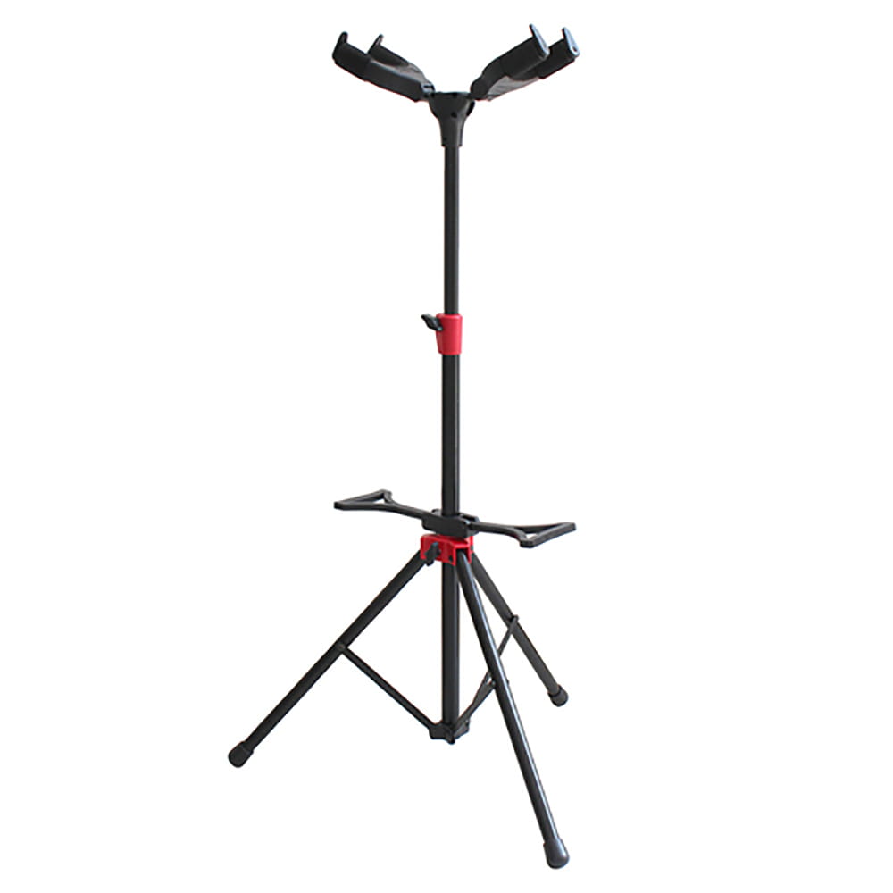 Flanger FL-08D Guitar Stand Dual Head Metal Upright Stand for Electric Guitar Bass Violin Banjo Mandolin Guitar Accessories