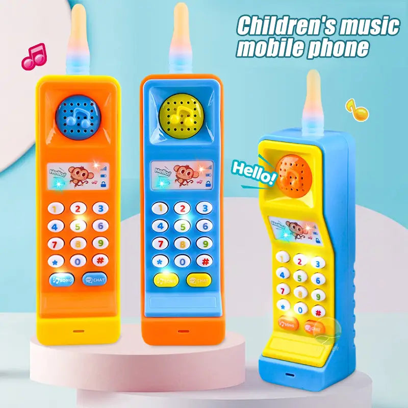 Baby Phone Toys Children’s Musical Electronic Mobile Phone With Sound Light Game Educational Kids 18 Months Brithday Gifts