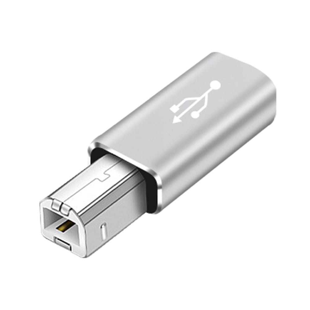 NNBILI USB B Male to USB Type C Female Adapter for Scanner Printer Converter USB Transfer for Printer MIDI Controller Keyboard