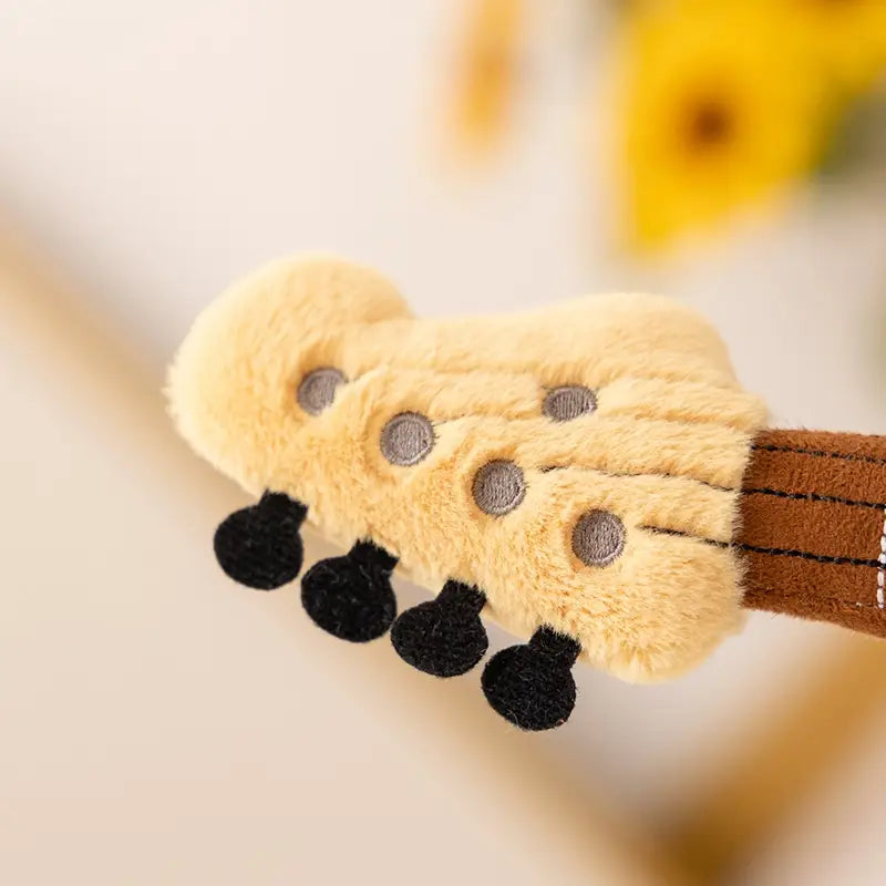 Musical Instrument Series Plush Toy Stuffed Soft Doll Cute Piano Saxophone Bass Guitar Chinese Zither Pipa Pillow Creative Gift