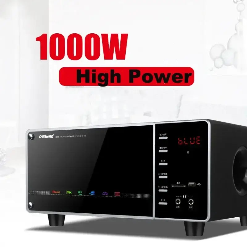 1000W high-power caixa de som bluetooth home TV living room KTV Bluetooth speaker surround sound subwoofer theater sound system