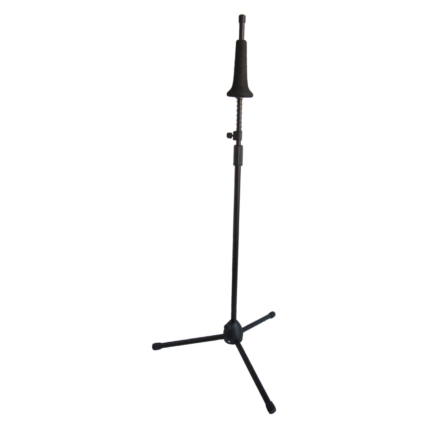 Metal Trombone Stand Height Adjustable Foldable Compact Tripod for Industry Standard Trombone Instruments