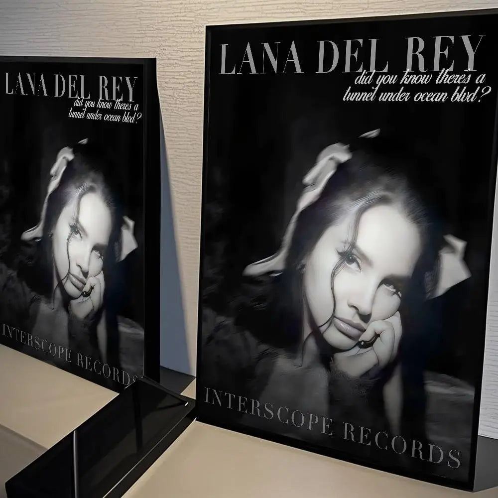 Black And Pink Lana Del Rey Classic Movie Posters HD Quality Poster Wall Art Painting Study Nordic Home Decor
