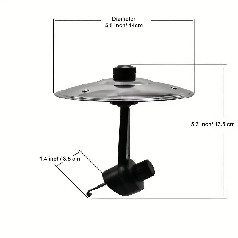 Car Crash Cymbal With Drum Sticks Air Vent Mini Drum Car Hand-shooting Cymbals Car Drum Cymbal Air Vent Musical Instrument