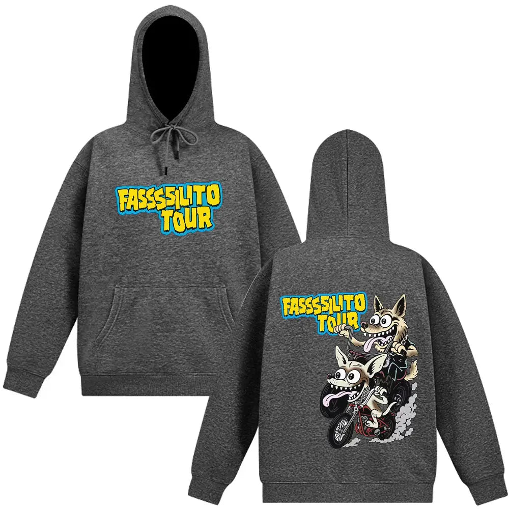 Rapper Lucho Rk La Pantera Ta Facil Album 2025 Fashion Print Hoodie Men Women Hip-hop Tracksuit Loose Casual Sportswear Fan Gift