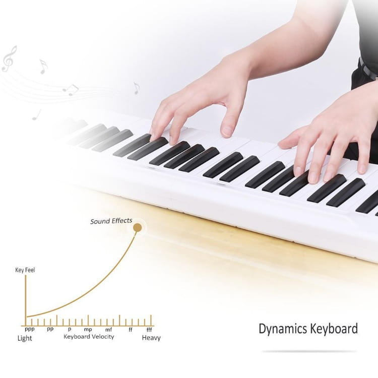 Portable Electronic Piano 88-key Digital Pianos Adult Musical Keyboard Beginners Midi Professional Kids Folding Electronic Organ