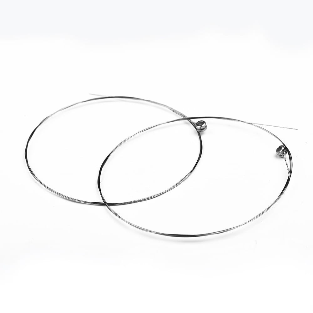 5Pcs Single Guitar Strings Acoustic Guitars Top 1st E Plain Steel Gauges 012 Replacement Musical Instrument Guitar Accessory