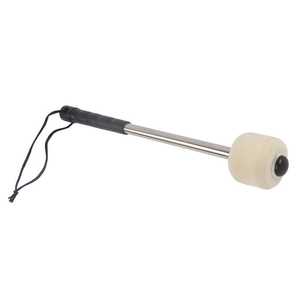 Bass Drum Mallet Professional Marching Bass Felt Head Drumsticks with Hanging Rope Musical Instrument Accessories for Drummers