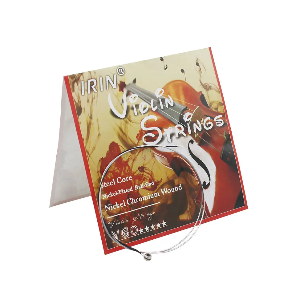 Professional Violin Strings (E-A-D-G) Nickel Silver Wound for 4/4 3/4 1/2 1/4 Violin Musical Instrument Parts & Accessories