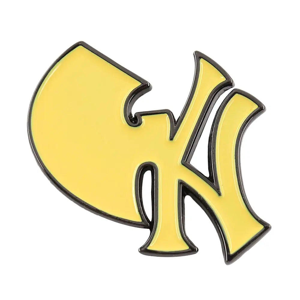 American Hip-Hop Band Rap And Baseball Team Logo Mashup Enamel Brooch East Coast Music Brand Lapel Pin Fans Gift Badge Accessori