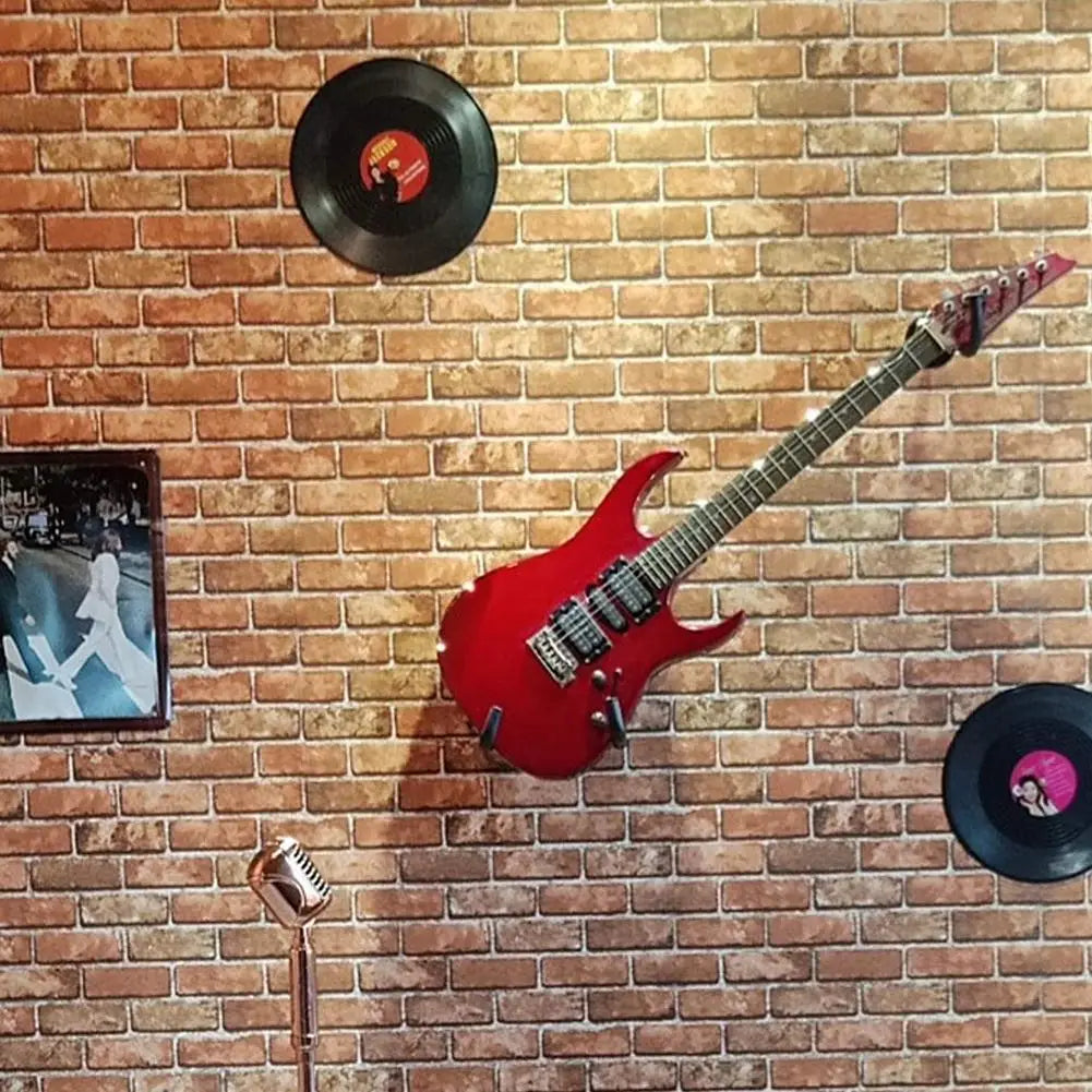 Horizontal Metal Guitar Wall Mount Hanger Stand For Acoustic Guitar Bass Violins Mandolins Slat Display Support Tools New
