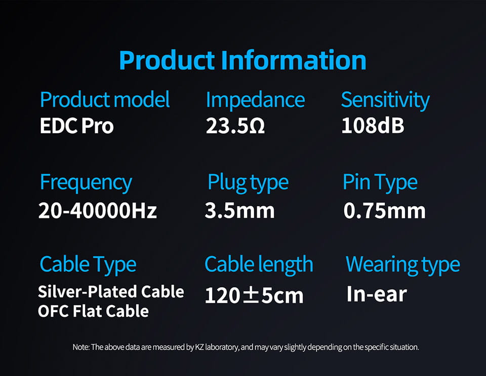 KZ EDC PRO HIFI 3.5MM AUX Wired Earphone Dynamic High Performance Monitor In-Ear Earbuds IEM Detachable Cable Harman EDXPRO Lite