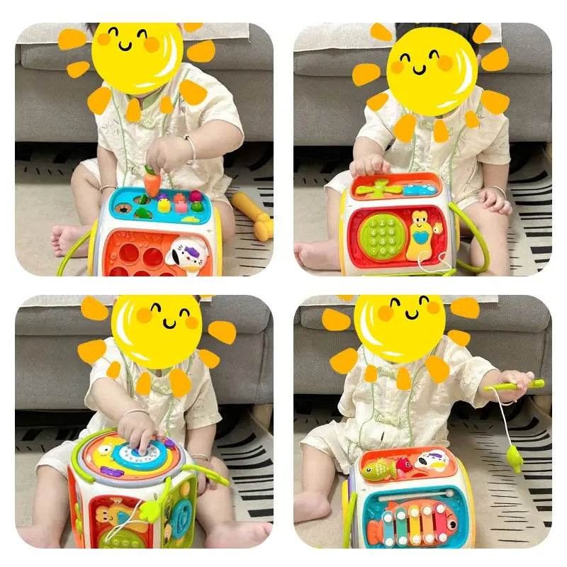 Baby Cell Phone Toy Children’s Music Mobile Speaker With Sound Light Education Development Toy For 12 Months Kids Gifts