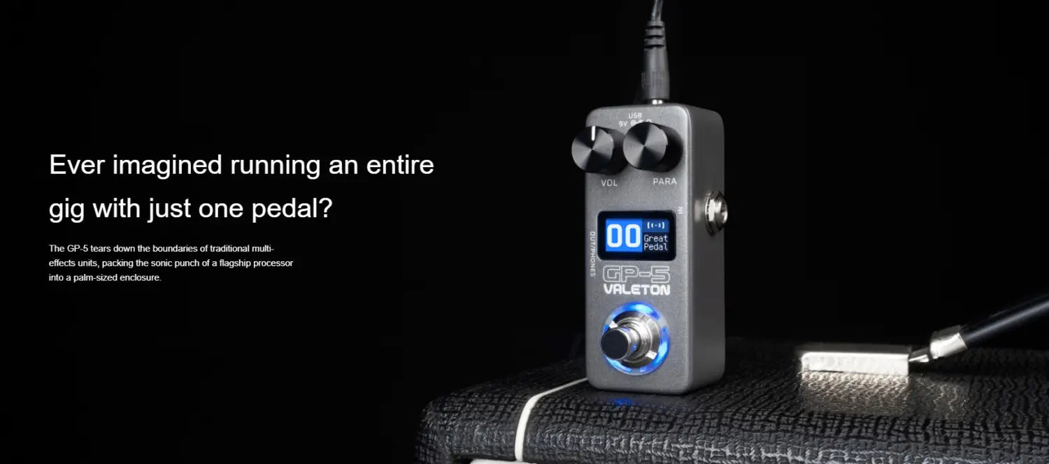 Valeton GP-5 electric guitar mix bass single cabinet analog drum machine sound card recording Chinese language version