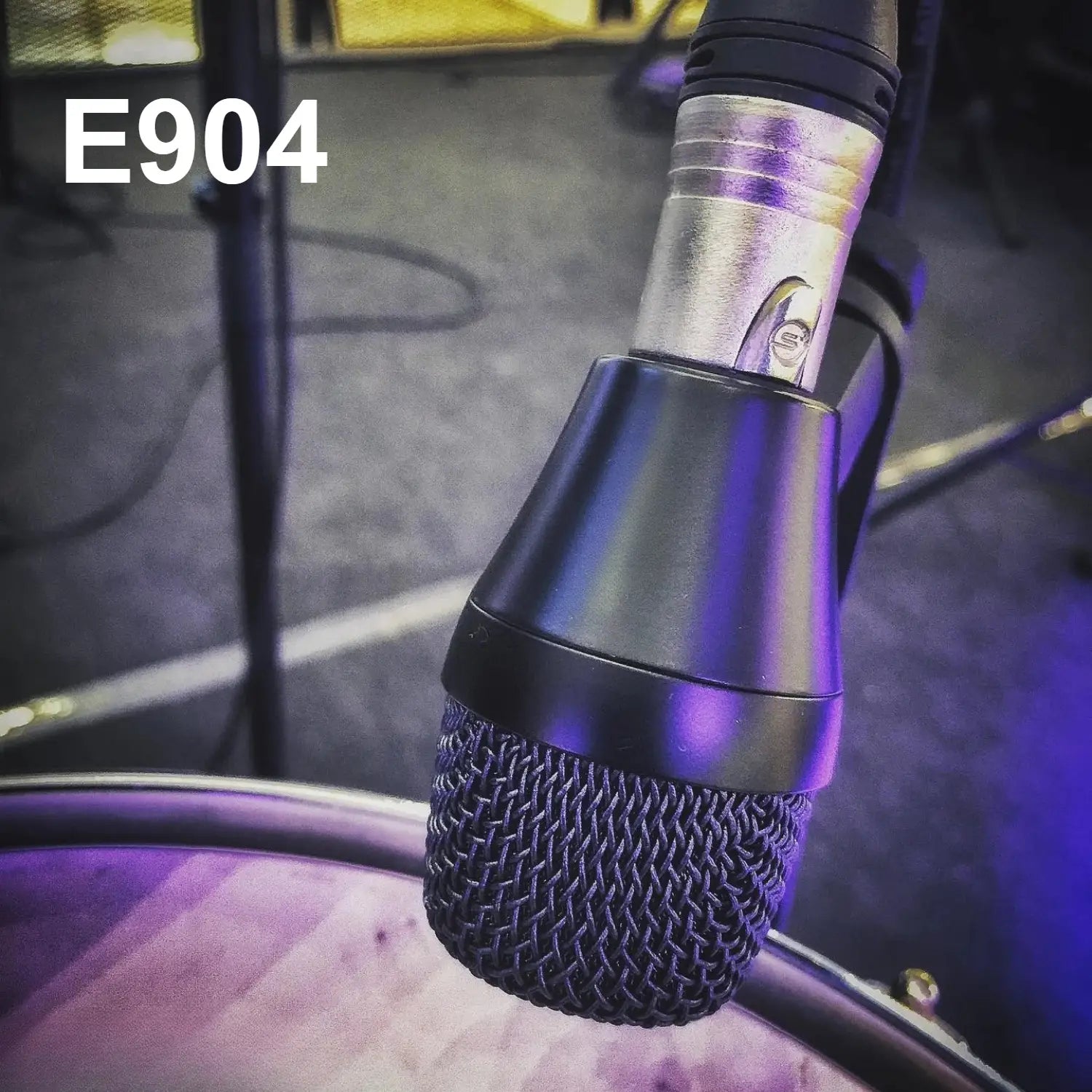 E904 Instrument Microphone drum Cardioid Wired Drum Microphone with Clip Arm Mount for Professional recording mic Plastick shell