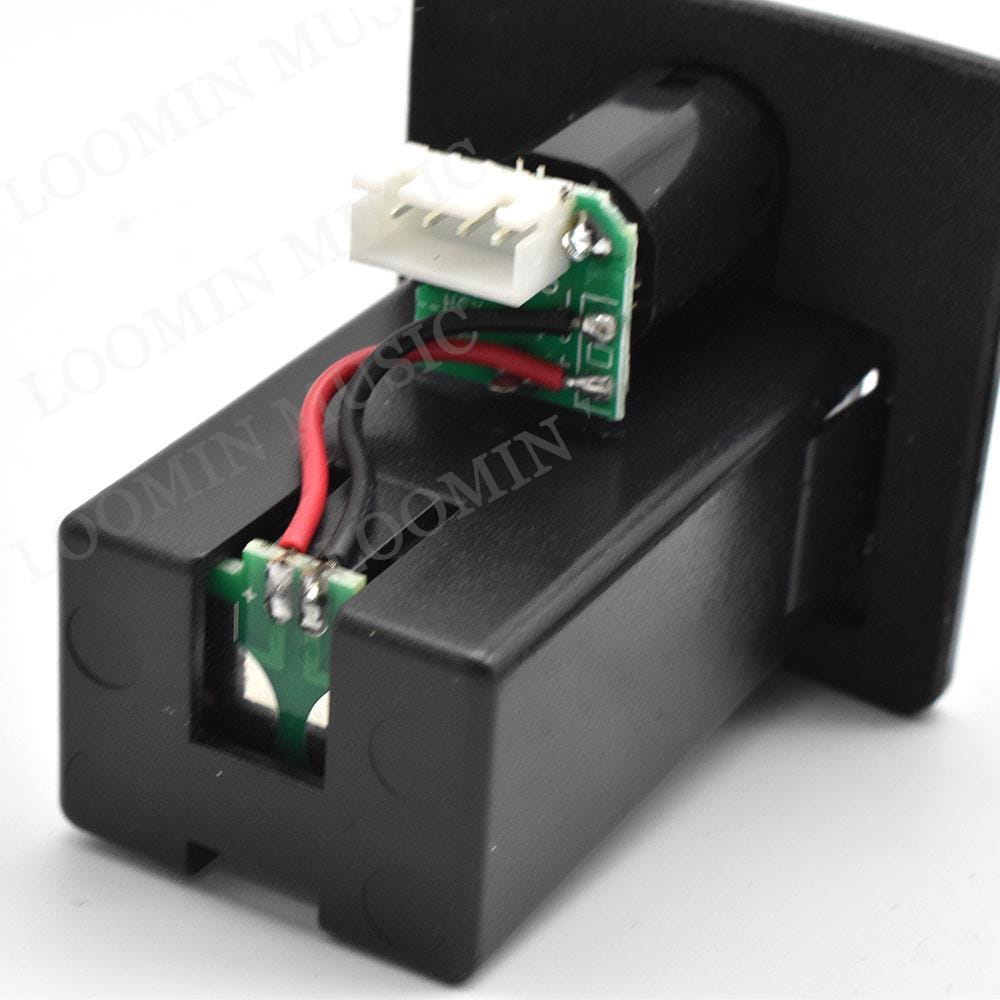 3 Bands Guitar Pickup Folk Guitar Preamp EQ with Tuner for Acoustic Guitar