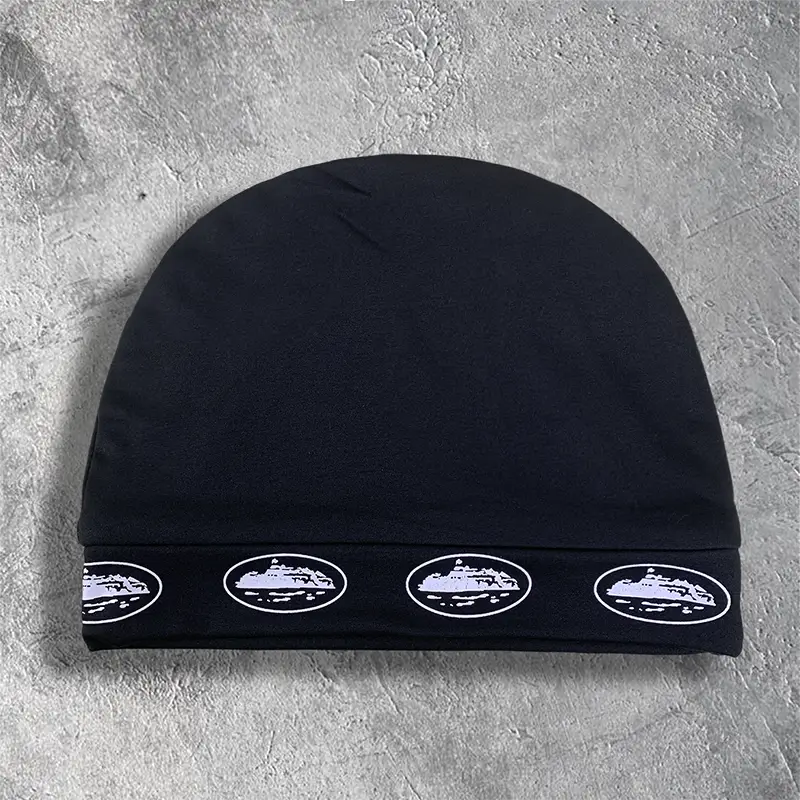 Retro Hip Hop Pullover Hat Fashionable Casual Versatile Men’s And Women’s Double-Layer Letter Print Cap