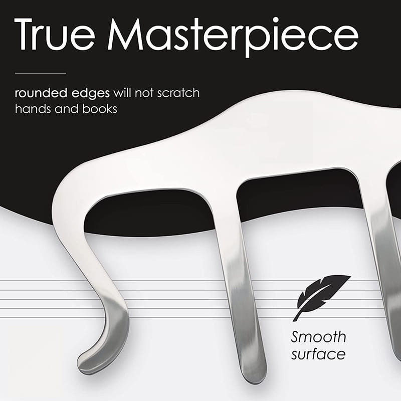 1pc Large Music Book Clip - Effortlessly Holds and Displays Sheet Music for Easy Reading Perfect for Piano Guitar