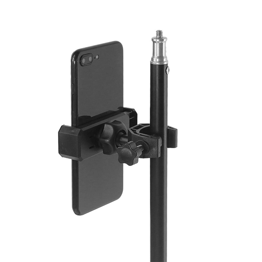 1pcs Microphone Stand Mount Adjustable Holder For Cellphone And Tablet Clip Phone Bracket 360° Rotation Musical Instrument