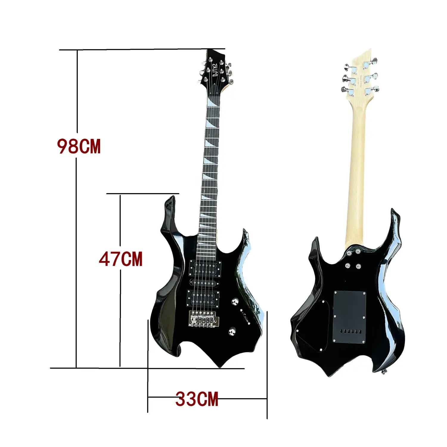 Electric Guitar with Speaker Amplifier Guitar Performance Special Set Alien Guitar Practice