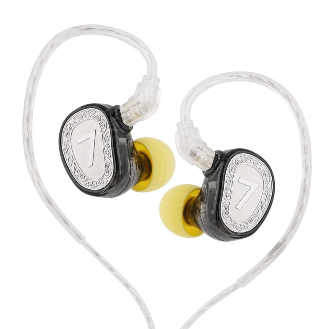 7Hz Elua Ultra Dual Dynamic Driver-Earphone HARMAN Target Curve Tuning with Premium Detachable Cable