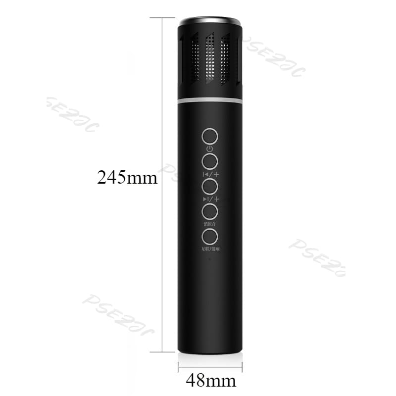 New K20 Bluetooth Speaker Wireless Live Broadcast Microphone Integrated Mobile Phone Karaoke Large Capacity Battery