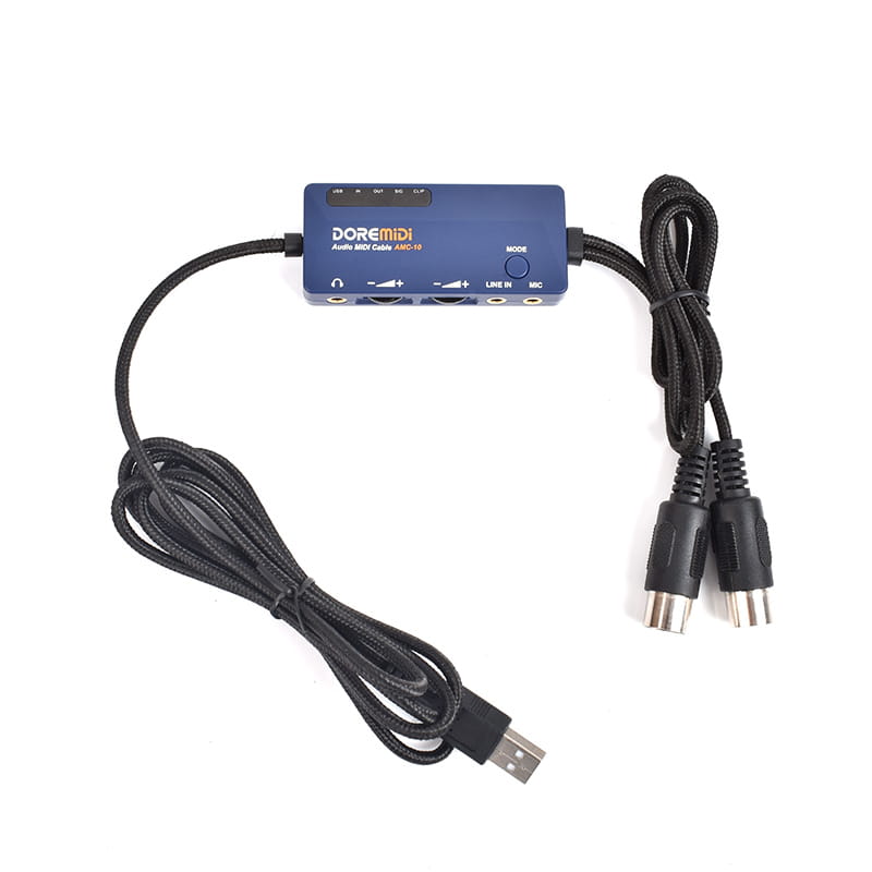 DOREMiDi Audio MIDI Cable USB AMC-10 Converter That Has Both Sound Card and MIDI Functions