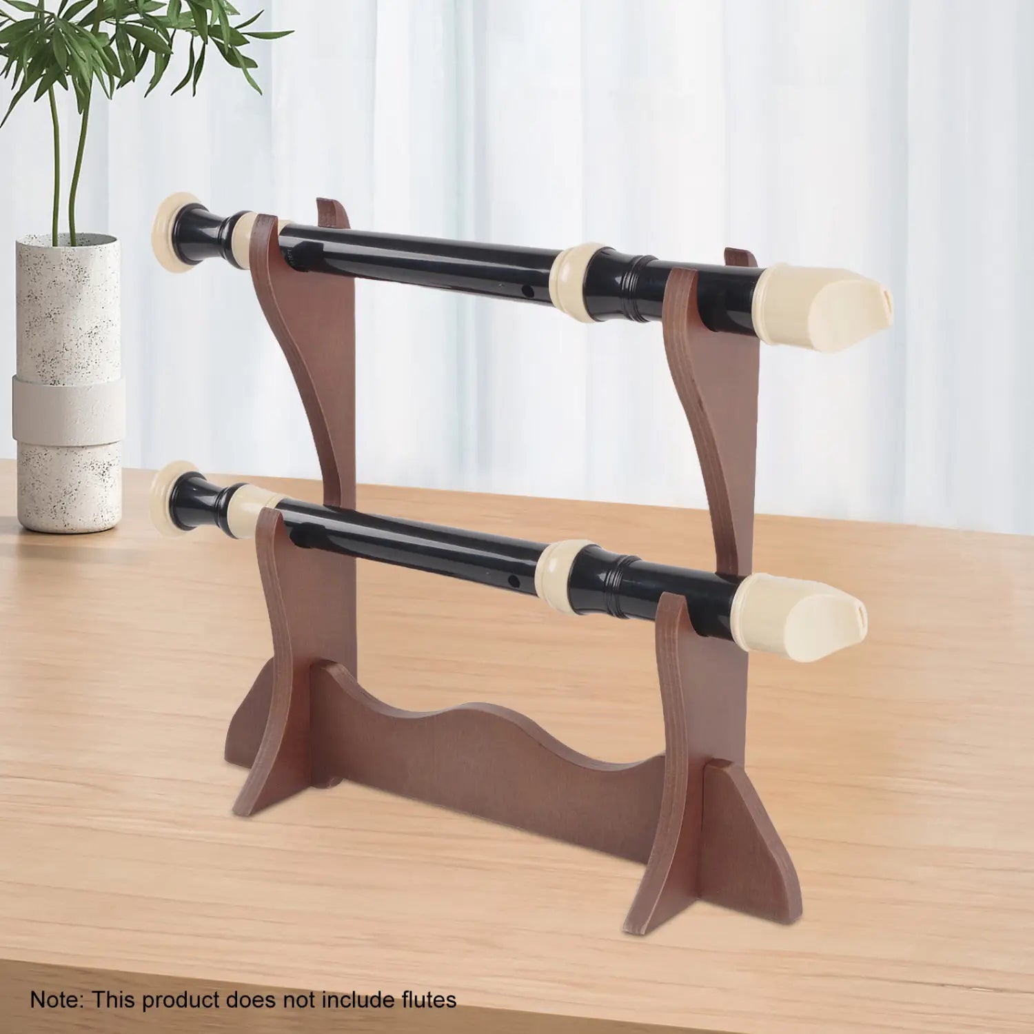 Flute Stand Desktop Flute Stand Display Holder Support Double Layer Storage Lightweight Violin Bows Rack Organization Storage