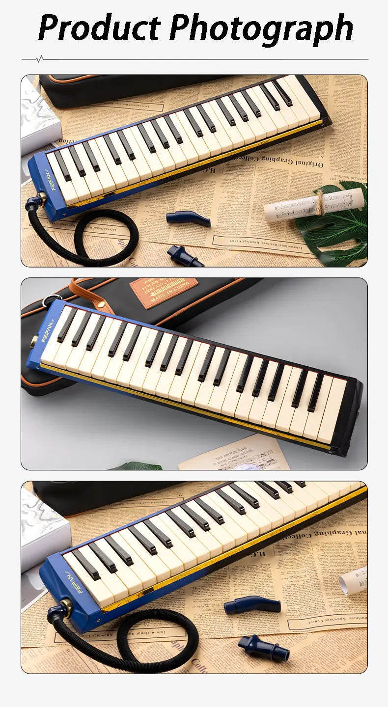 Portable Melodica 37 Keys Children’s Musical Keyboard Professional Melodica Beginner Melody Tool for Child Music Instruments