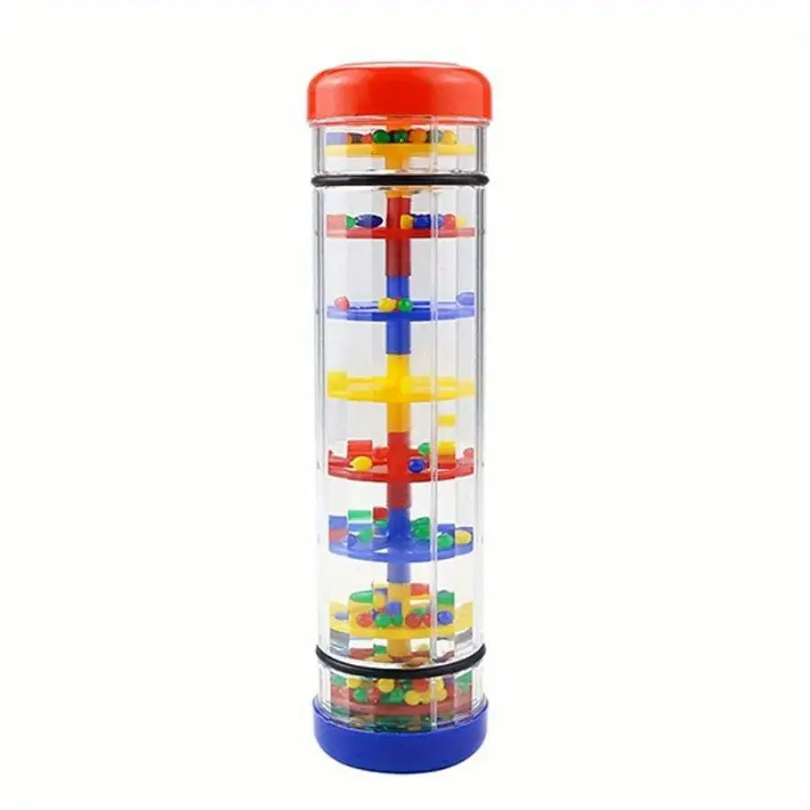 1Pc Rainmaker Musical Toy Rain Stick Bell Hand Shaking Toy Montessori Sensory Toy Educational Baby Instrument Toy