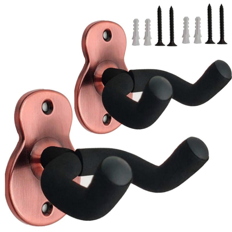 Metal Wall Mount Guitar Hanger Holder Stands Hooks for Acoustic Electric Guitars Bass Ukulele Durable Wall Storage