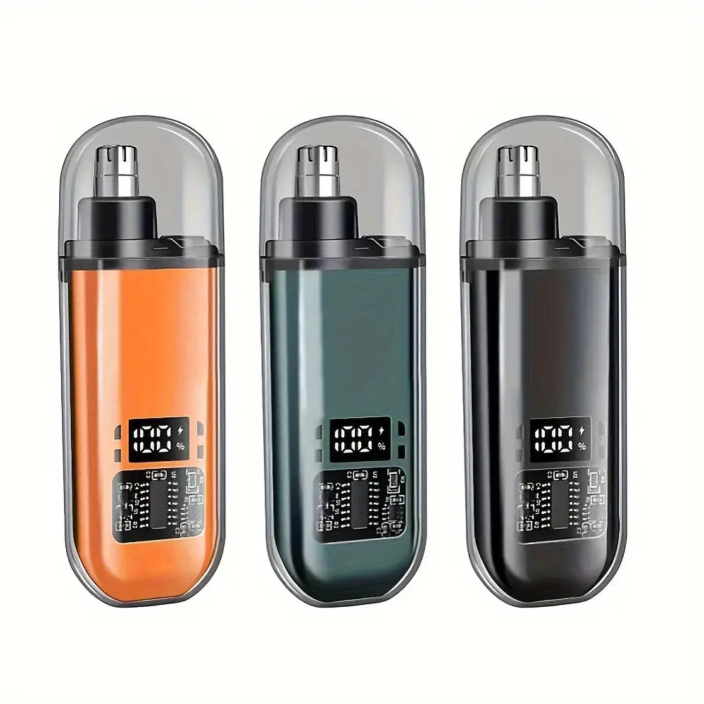 Suitable for men USB charging nose and ear hair trimmer portable electric nose hair clipper mini compact design quick chargin