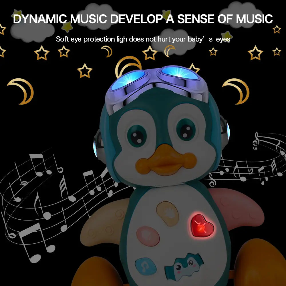 Kid Electronic Pet Toys Dancing Duck&Octopus Musical Penguin Baby Crawling Toys Toddler interactive Toys Tummy Time Gifts