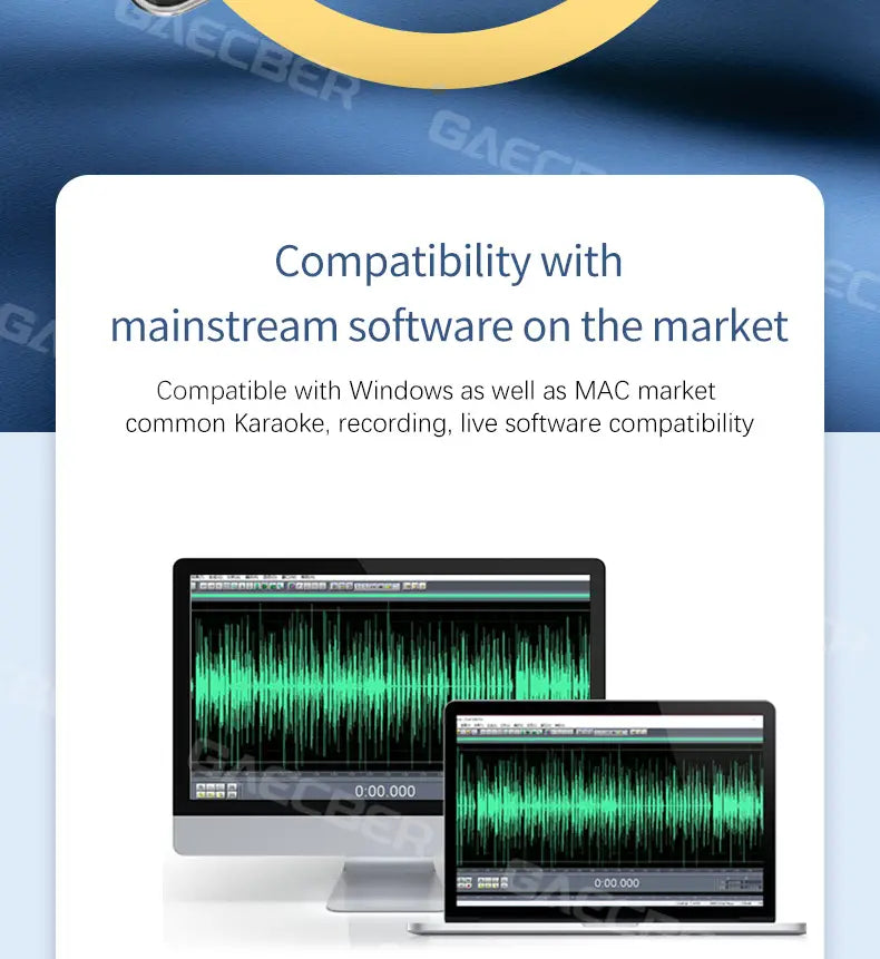 Audio Interface UM2 Professional Sound Card with Monitoring Electric Guitar Live Recording For Studio Singing Micro